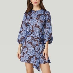 Shoshanna Lynne Dress Chocolate/Lavender Size 6